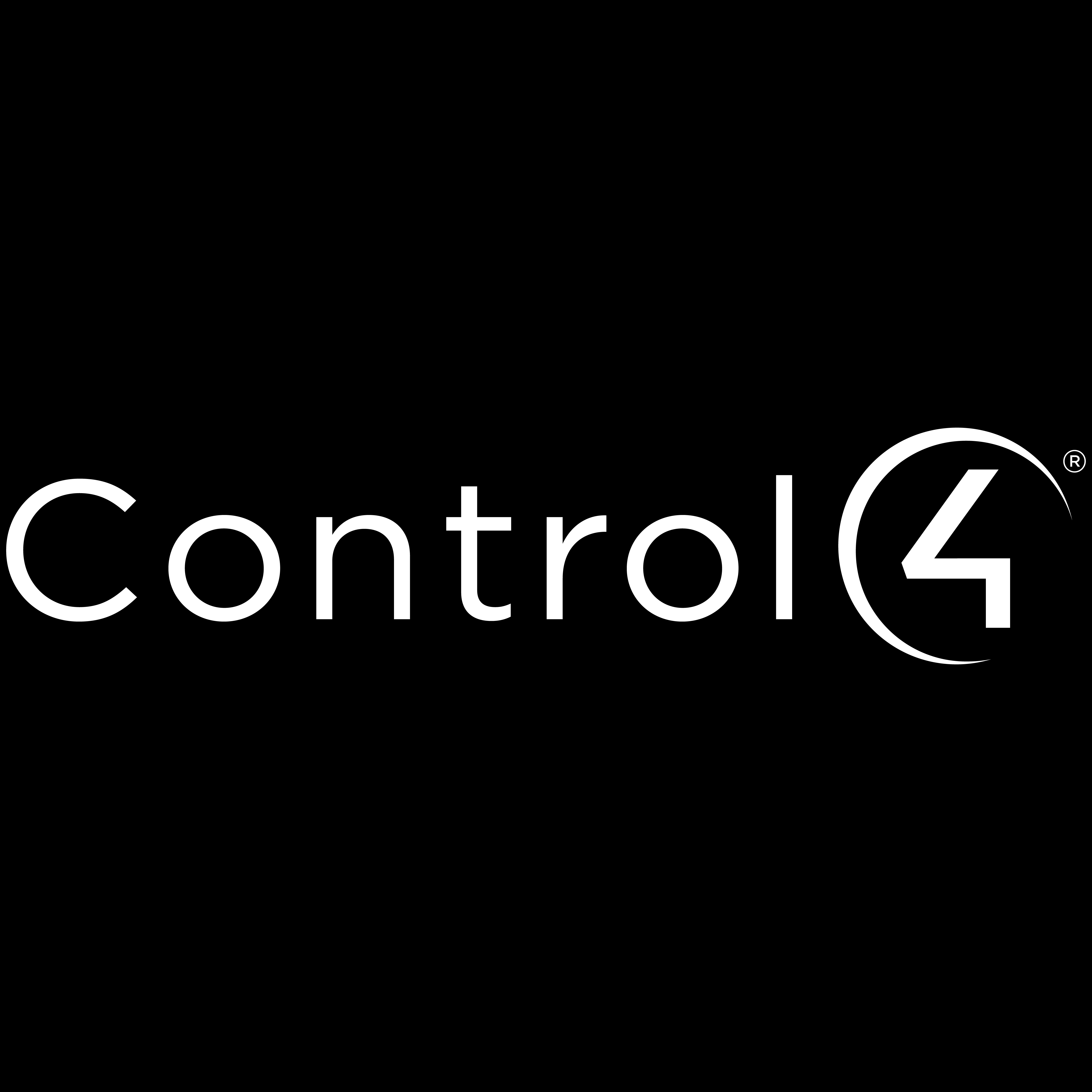 Control4 black and white logo